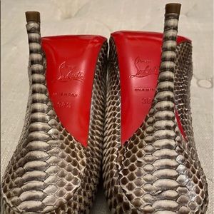 Christian Louboutin Snake Skin Heels